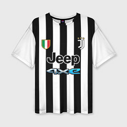 Футболка оверсайз женская ВЛАХОВИЧ ЮВЕНТУС VLAHOVIC JUVENTUS, цвет: 3D-принт