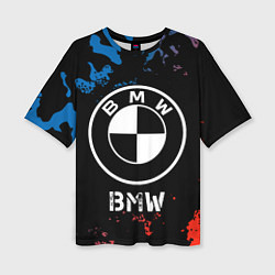 Футболка оверсайз женская BMW BMW - Камуфляж, цвет: 3D-принт