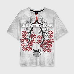 Женская футболка оверсайз RHCP - Red Hot Chili Peppers