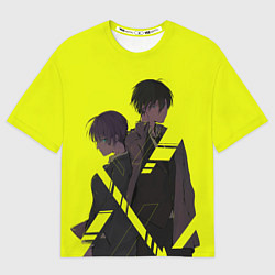 Футболка оверсайз женская Аканэ и Нобучика, цвет: 3D-принт