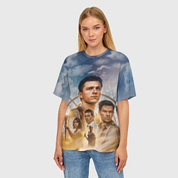 Футболка оверсайз женская Uncharted: на картах не значится, цвет: 3D-принт — фото 2