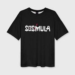 Футболка оверсайз женская SosMula City Morgue - SosMula Type B, цвет: 3D-принт