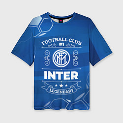 Футболка оверсайз женская Inter FC 1, цвет: 3D-принт