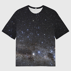 Футболка оверсайз женская Космический космос, цвет: 3D-принт