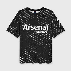 Футболка оверсайз женская ARSENAL Sport Потертости, цвет: 3D-принт