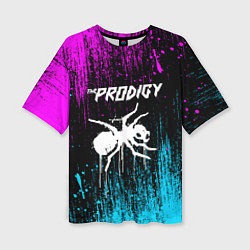 Футболка оверсайз женская The prodigy neon, цвет: 3D-принт