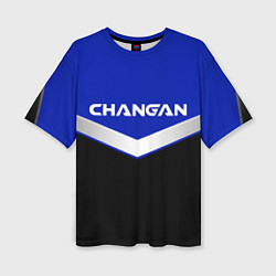 Футболка оверсайз женская ЧАНГАН - CHANGAN - ФОРМА, цвет: 3D-принт