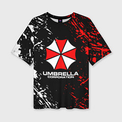 Футболка оверсайз женская Umbrella Corporation Resident Evil, цвет: 3D-принт