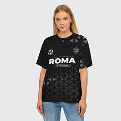 Футболка оверсайз женская Roma Форма Champions, цвет: 3D-принт — фото 2