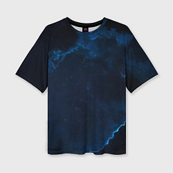 Женская футболка оверсайз Звездные облака