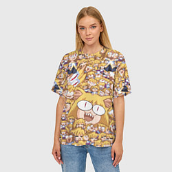 Футболка оверсайз женская Neco-Arc, цвет: 3D-принт — фото 2