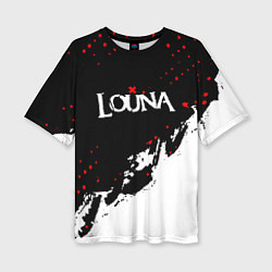 Женская футболка оверсайз Louna band - лоуна
