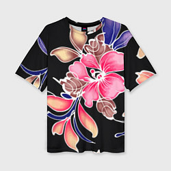 Женская футболка оверсайз Сон в летнюю ночь Beautiful flower