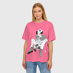 Футболка оверсайз женская Сатио и Джо Megalo Box, цвет: 3D-принт — фото 2