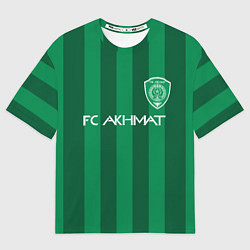 Футболка оверсайз женская АХМАТ - ГРОЗНЫЙ - ФК, цвет: 3D-принт