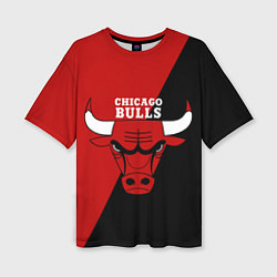 Женская футболка оверсайз Chicago Bulls NBA