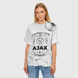 Футболка оверсайз женская Ajax Football Club Number 1 Legendary, цвет: 3D-принт — фото 2