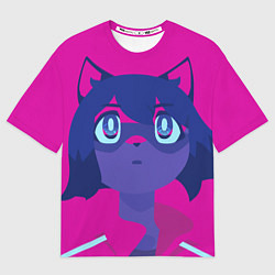 Футболка оверсайз женская Красотка Митиру - Совершенно новое животное, цвет: 3D-принт