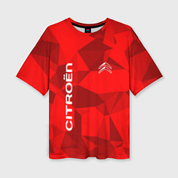 Футболка оверсайз женская Citroёn - logo, цвет: 3D-принт