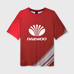 Футболка оверсайз женская Daewoo - sport, цвет: 3D-принт