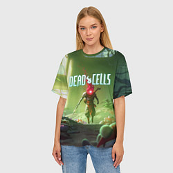Футболка оверсайз женская Дед селлс арт, цвет: 3D-принт — фото 2