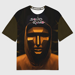 Футболка оверсайз женская Игра в кальмара - ведущий, цвет: 3D-принт