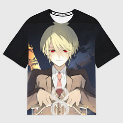 Футболка оверсайз женская Луис Джеймс Мориарти, цвет: 3D-принт