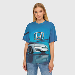 Футболка оверсайз женская Honda concept - Japan, цвет: 3D-принт — фото 2
