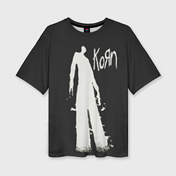 Футболка оверсайз женская Korn print, цвет: 3D-принт