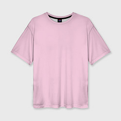 Женская футболка оверсайз Розовый радуга
