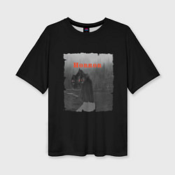 Футболка оверсайз женская Мрачный дом, цвет: 3D-принт