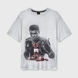 Футболка оверсайз женская The greatest - Muhammad Ali, цвет: 3D-принт