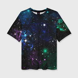 Женская футболка оверсайз Космос Звёздное небо