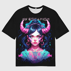 Футболка оверсайз женская Fantasy girl - my escapism, цвет: 3D-принт