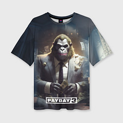 Футболка оверсайз женская Gorilla Payday 3, цвет: 3D-принт