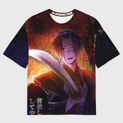 Женская футболка оверсайз Сюгэн Ямада Адский рай