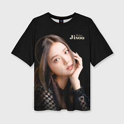 Женская футболка оверсайз Blackpink Cute Jisoo Kim