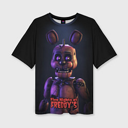 Женская футболка оверсайз Five Nights at Freddys Bonnie