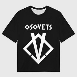 Футболка оверсайз женская Osovets metal band, цвет: 3D-принт