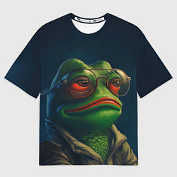 Футболка оверсайз женская Pepe frog, цвет: 3D-принт