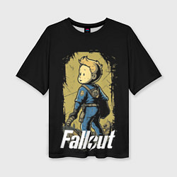 Футболка оверсайз женская Fallout boy, цвет: 3D-принт