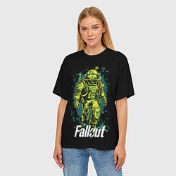 Футболка оверсайз женская Fallout poster game, цвет: 3D-принт — фото 2