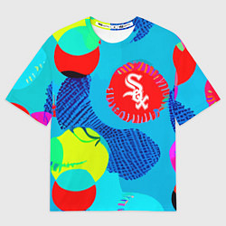 Футболка оверсайз женская Chicago White Sox - baseball team, цвет: 3D-принт