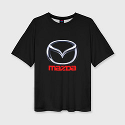 Женская футболка оверсайз Mazda japan motor