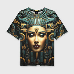Футболка оверсайз женская Египетские царицы, цвет: 3D-принт