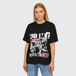 Футболка оверсайз женская Трио аниме сененов, цвет: 3D-принт — фото 2