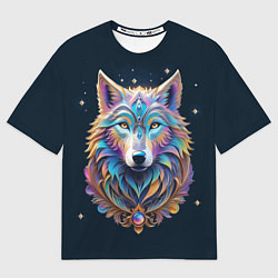 Футболка оверсайз женская Звездный волк из далекой галактики, цвет: 3D-принт
