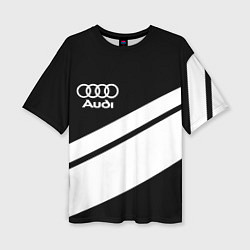 Футболка оверсайз женская Audi sport line, цвет: 3D-принт