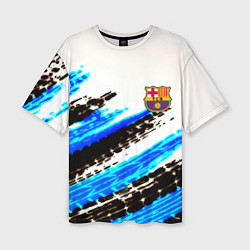 Футболка оверсайз женская Barcelona fc club, цвет: 3D-принт