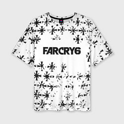 Женская футболка оверсайз Farcry 6 символика из игры